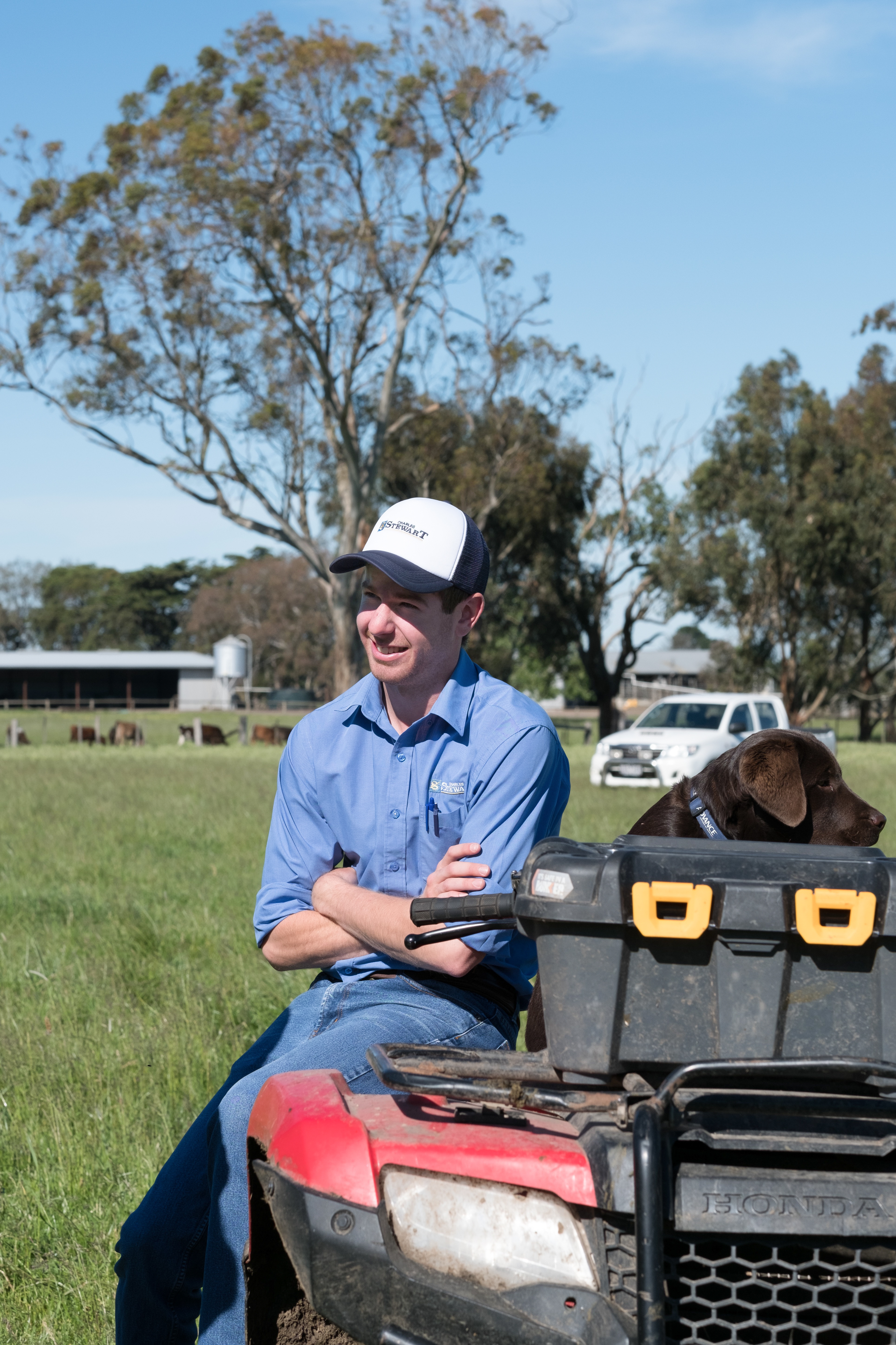 Matt now lives his dream as a livestock agent