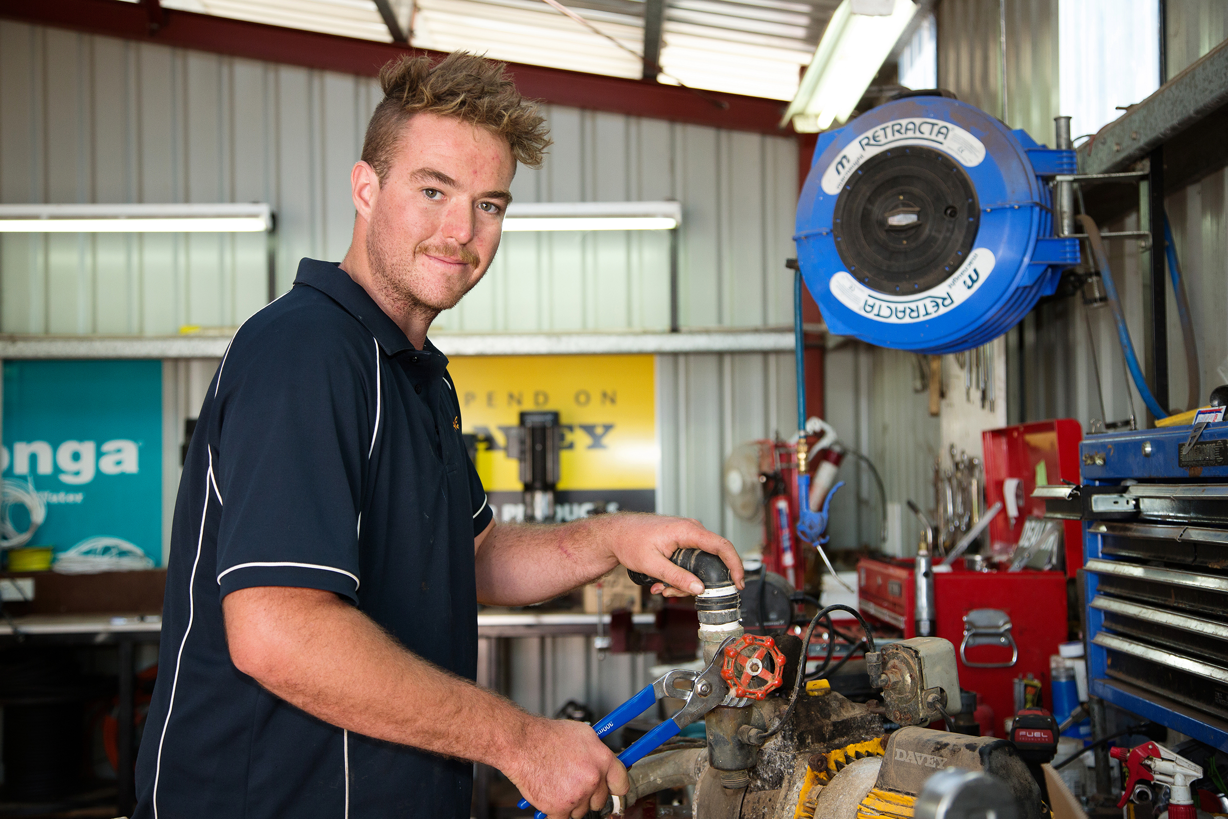 Work experience sparks Liam’s interest in plumbing