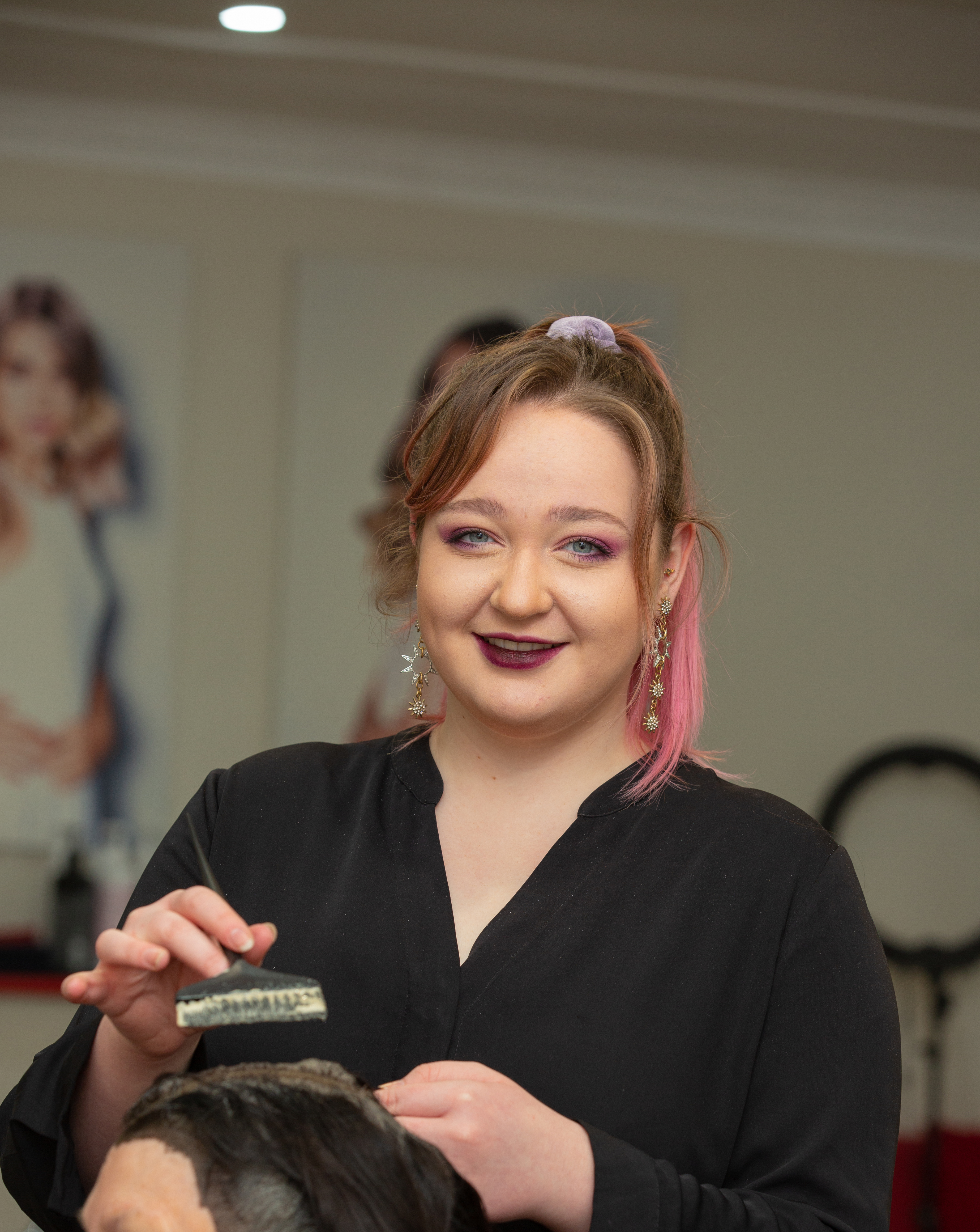 Marly followed her passion into a hairdressing apprenticeship