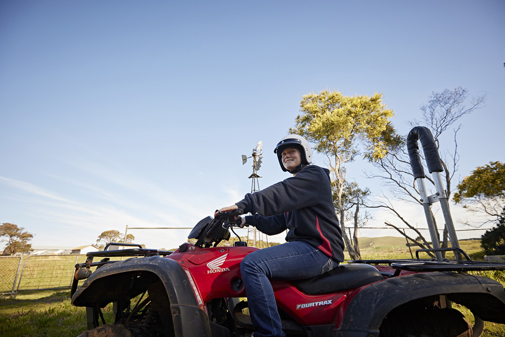 Josie Collins studied a VET DSS Agriculture course at South West TAFE.